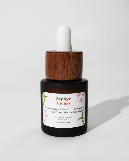 Brightening Face Oil for Dark Spots and Blemishes + Squalane