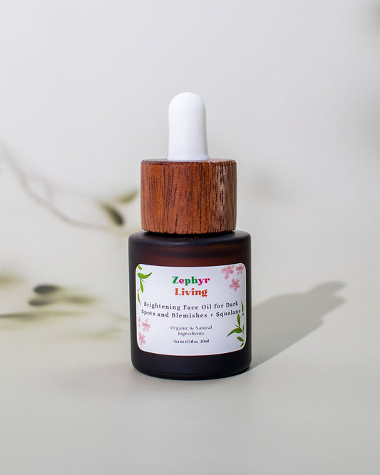 Brightening Face Oil for Dark Spots and Blemishes + Squalane